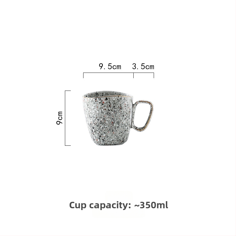 Set ceramic de masă cu glazură Yuhua, copt în cuptorul kiln-fired, vintage, potrivit pentru microunde, margine aurie, boluri de orez neregulate, bol de supă și farfurie occidentală