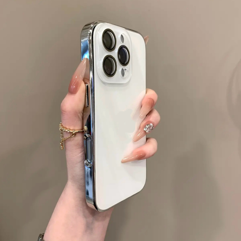 Kućište od kaljenog stakla za iPhone 17 Pro Max, crno, minimalistički stil, puna zaštita kamere, otpornost na udarce, magnetsko pričvršćivanje