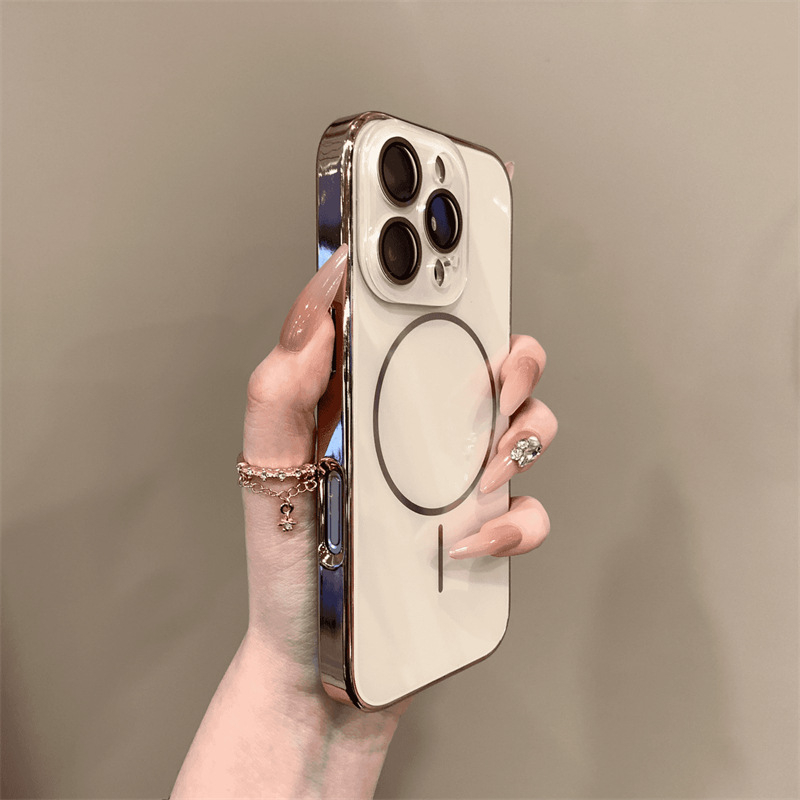 Kućište od kaljenog stakla za iPhone 17 Pro Max, crno, minimalistički stil, puna zaštita kamere, otpornost na udarce, magnetsko pričvršćivanje
