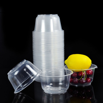 Boluri de plastic transparente, de unică folosință, cu grosime mare, tip 360, pachet 20 bucăți, pentru uz casnic și banchete în aer liber