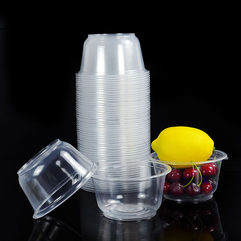 Boluri de plastic transparente, de unică folosință, cu grosime mare, tip 360, pachet 20 bucăți, pentru uz casnic și banchete în aer liber