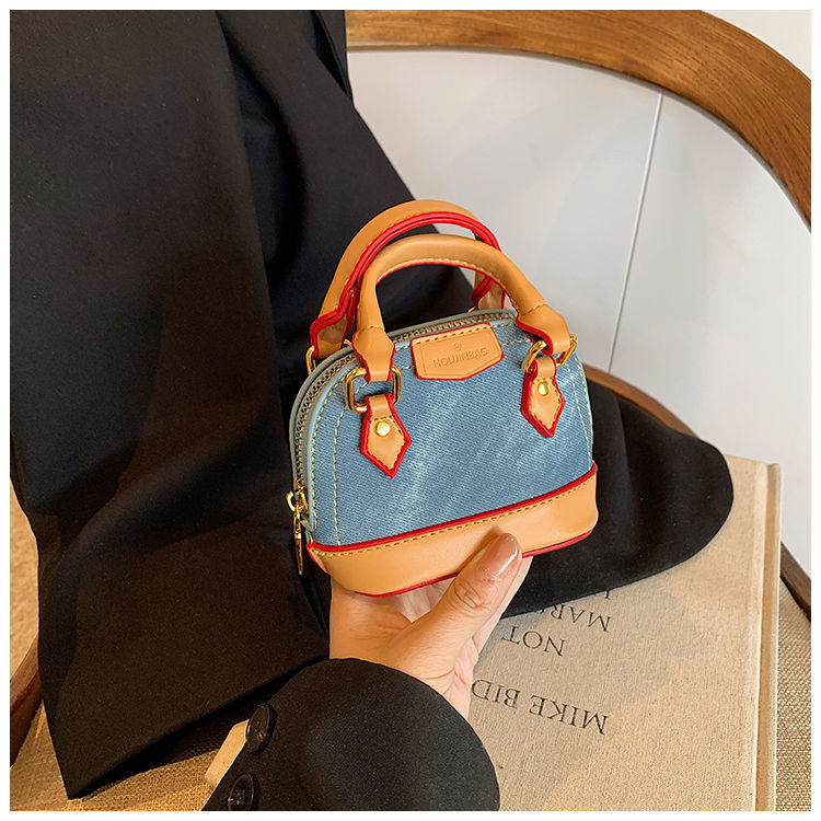 Mini torba s dizajnom školjke, moderna i visoke kvalitete, PU koža, s remenom za rameno ili crossbody, za svakodnevnu upotrebu