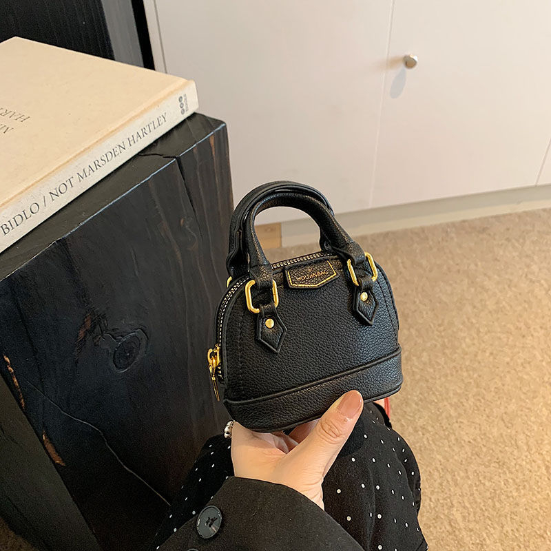 Mini torba s dizajnom školjke, moderna i visoke kvalitete, PU koža, s remenom za rameno ili crossbody, za svakodnevnu upotrebu