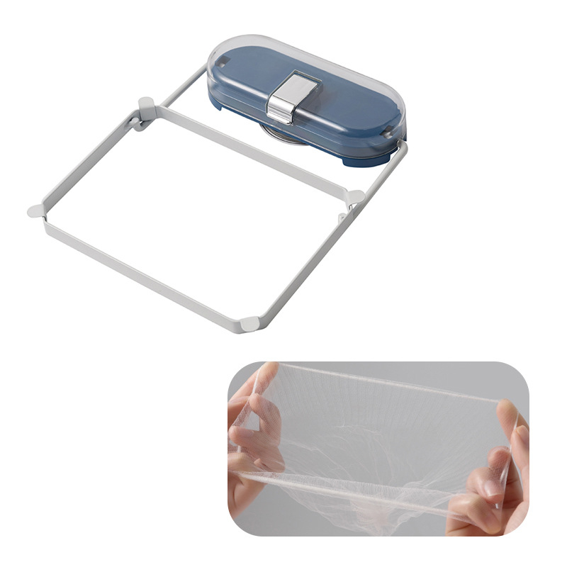 Raft de drenaj cu ventuză pentru resturi și deșeuri de bucătărie, pungă din plasă de unică folosință