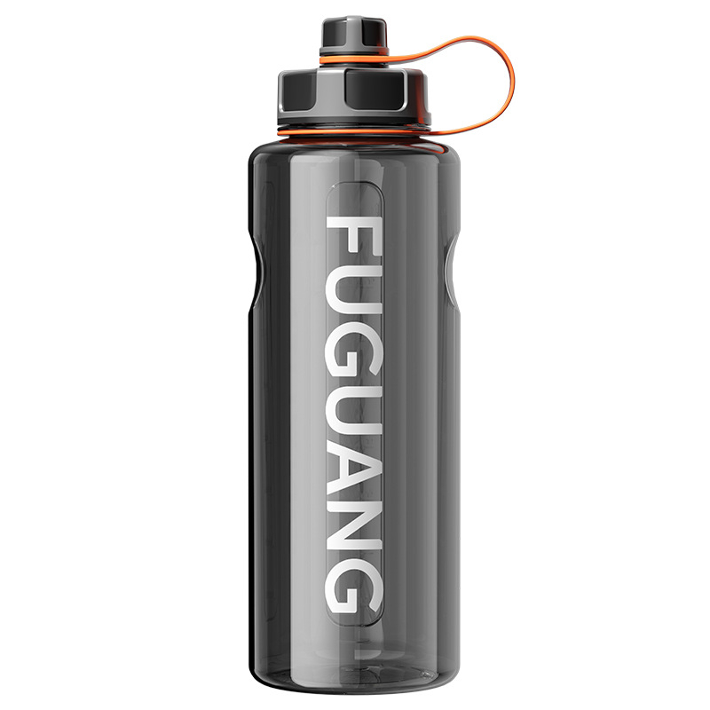 Fuguang sticlă de apă pentru bărbați, capacitate mare, cupă spațială pentru activități în aer liber, rezistentă la temperaturi ridicate, recipient din plastic portabil