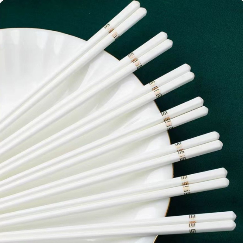 Bețișoare ceramice Jingdezhen, rezistente la umezeală și mucegai, antibacteriale, netoxice, pot fi sterilizate la temperaturi înalte, ușor de curățat, în cutie cadou premium