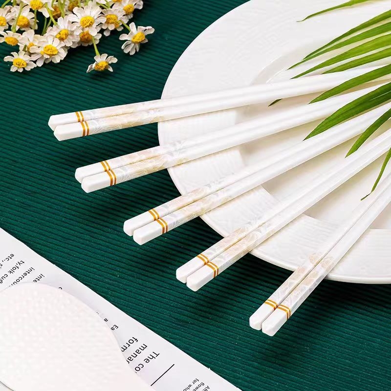 Bețișoare ceramice Jingdezhen, rezistente la umezeală și mucegai, antibacteriale, netoxice, pot fi sterilizate la temperaturi înalte, ușor de curățat, în cutie cadou premium