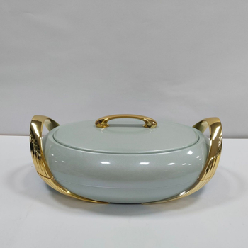 Recipient izolat din oțel inoxidabil cu inserție interioară, design elegant pentru uz casnic, cadou pentru petreceri