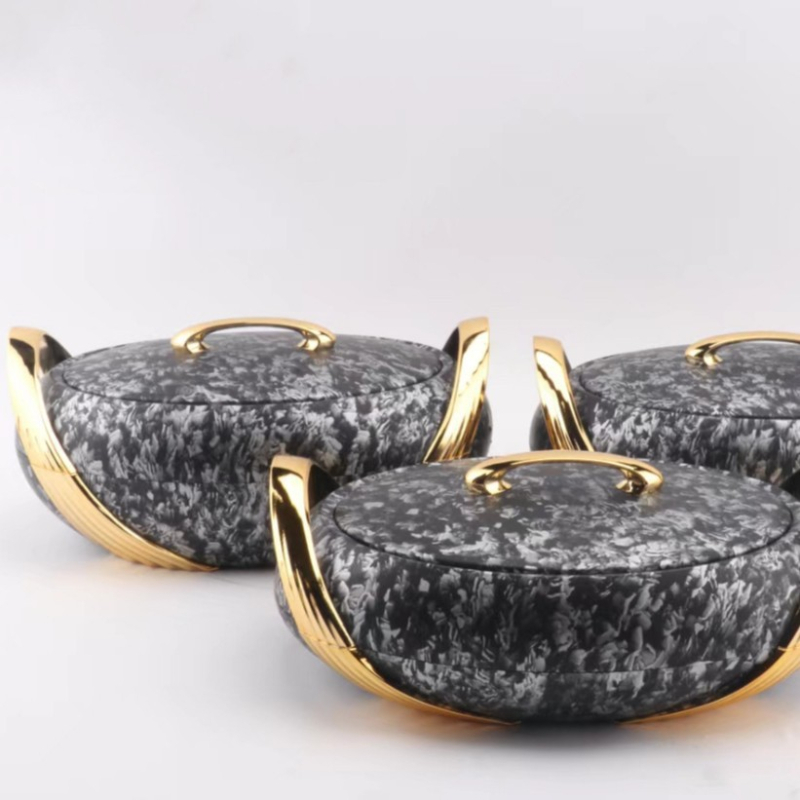 Recipient izolat din oțel inoxidabil cu inserție interioară, design elegant pentru uz casnic, cadou pentru petreceri