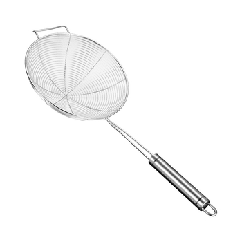 Oțel inoxidabil 304 – lingură sită mare, filtru pentru bucătărie, potrivit pentru tăiței, găluște, prăjit și supă fierbinte