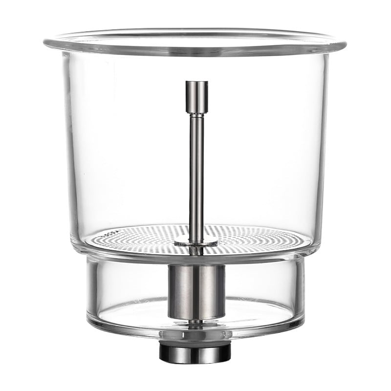 Ceainic din sticlă cu separare ceai-apă, filtru rezistent la căldură, infuzor magnetic.
