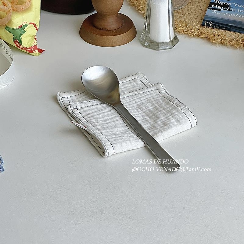 SET tacâmuri din oțel inoxidabil 304, finisaj mat, stil INS: cuțit, furculiță, linguri, lingură de cafea, lingură de desert, lingură de fructe și furculiță de tort