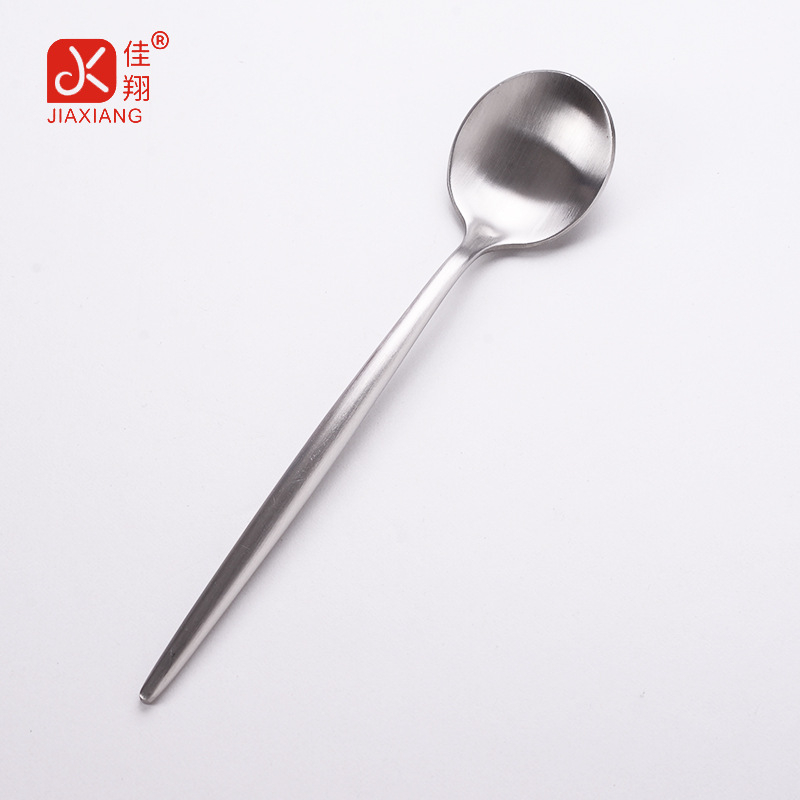 Set de tacâmuri din oțel inoxidabil, construcție monobloc, stil occidental: cuțit, furculiță, lingură, cuțit pentru friptură, furculiță de salată, lingură de salată