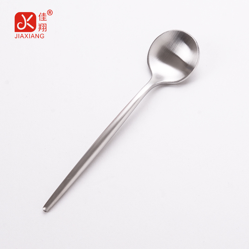 Set de tacâmuri din oțel inoxidabil, construcție monobloc, stil occidental: cuțit, furculiță, lingură, cuțit pentru friptură, furculiță de salată, lingură de salată