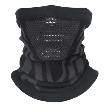 Nylon pleteni balaclava za biciklizam za jesen i zimu, prozračna, bezšivni vrat, za sve sezone.