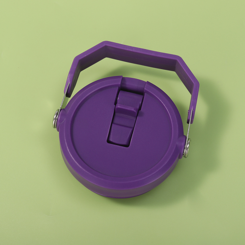 Capac plastic portabil pentru pahare auto, cu mâner filet, pentru 30oz/40oz, etanș și anti-scurgeri
