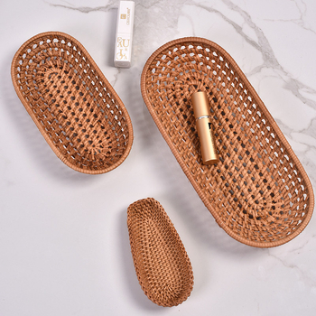 Drept pentru pix din ratan vietnamez de toamnă, set de ceai, clește din bambus pentru ceai și linguriță, set Pu'er de șase piese – accesorii pentru ceremonia ceaiului într-un tub de depozitare