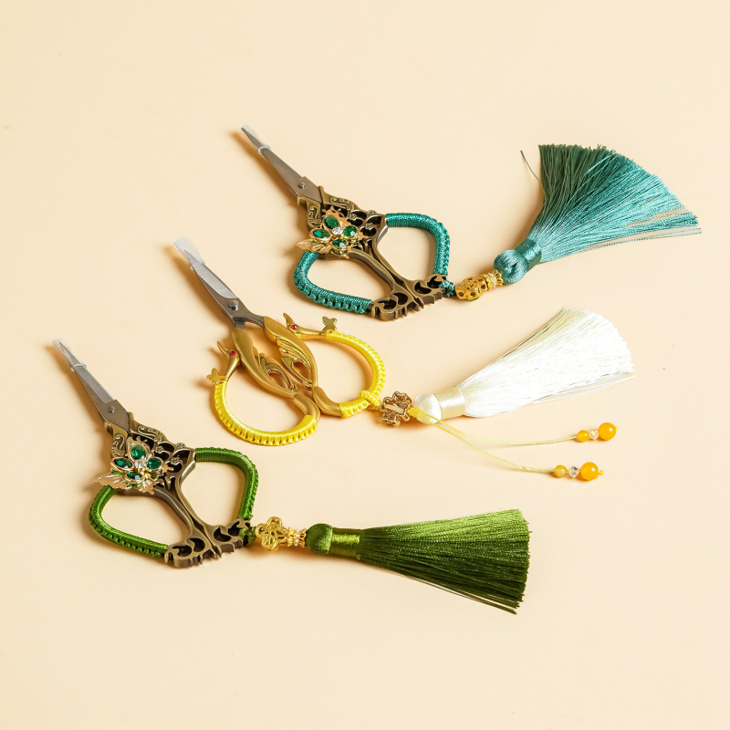 Foarfece pentru pliculețe de ceai, stil retro, accesorii elegante pentru ceremonia ceaiului în stil chinezesc