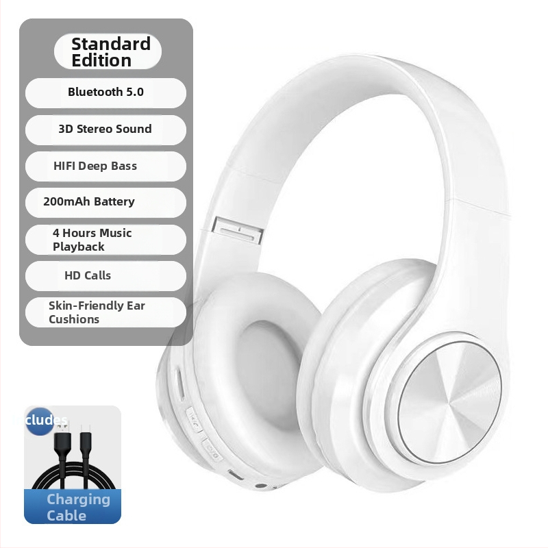 Bluetooth bezdrôtové slúchadlá s LED osvetlením, potlačenie šumu, na beh a šport