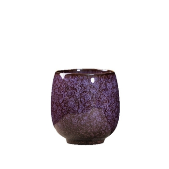 Ceașcă de ceai ceramică Jianzhan Master Cup, 160 ml, glazură ce se schimbă la cuptor, design Dragon Egg, multicolor
