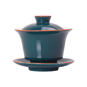 Set de ceai ceramic cu gaiwan și ceainic, de înaltă calitate, pentru 6 persoane, model 2022, stil chinezesc
