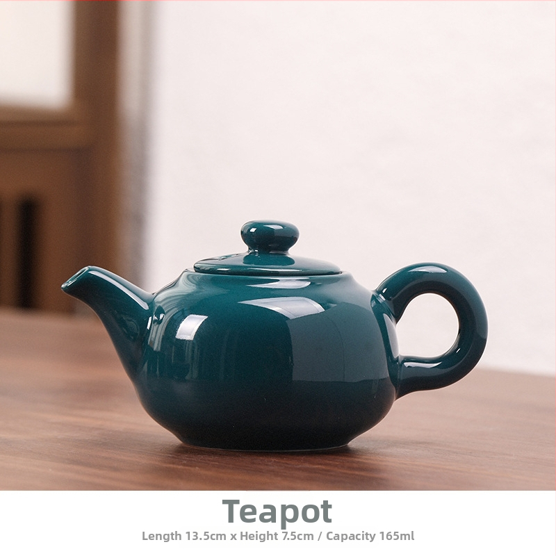 Set de ceai ceramic cu gaiwan și ceainic, de înaltă calitate, pentru 6 persoane, model 2022, stil chinezesc