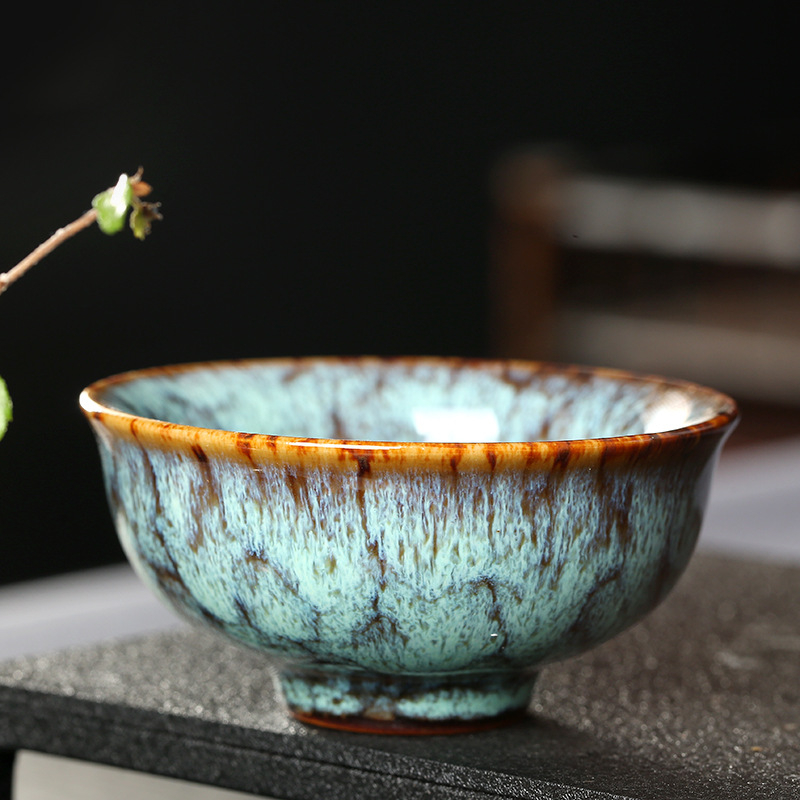 Ceașcă de ceai ceramică, diametru mare, glazură de cuptor, cu nume personal pe ceașcă, ceașcă personalizabilă, ceașcă pentru lumânări