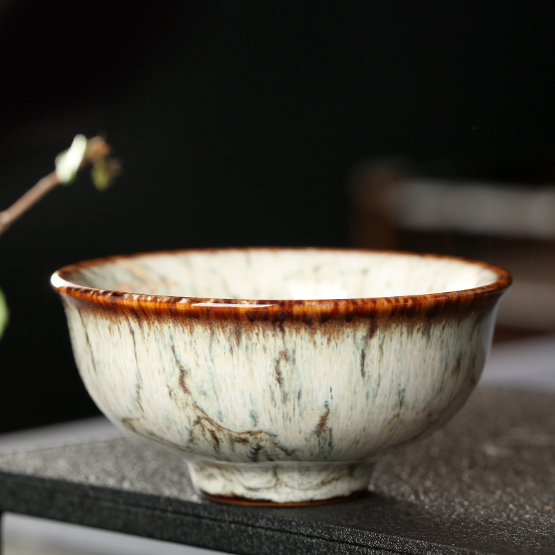 Ceașcă de ceai ceramică, diametru mare, glazură de cuptor, cu nume personal pe ceașcă, ceașcă personalizabilă, ceașcă pentru lumânări