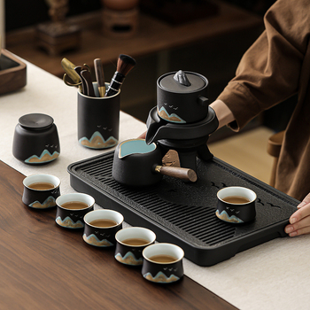 Set Gongfu ceai ceramic automat pentru casă și birou