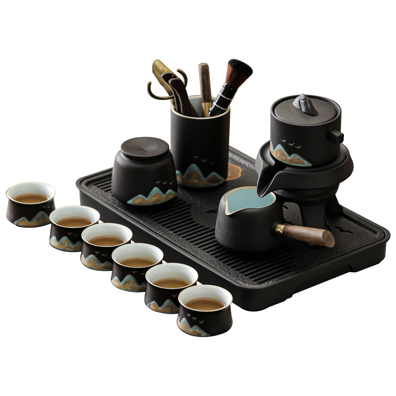 Set Gongfu ceai ceramic automat pentru casă și birou