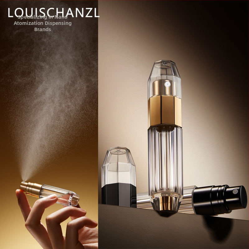 5 ml mini prenosná fľaštička parfumu na doplnenie, s dolným plnením, pumpový sprej