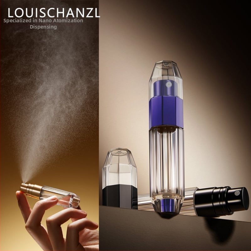 5 ml mini prenosná fľaštička parfumu na doplnenie, s dolným plnením, pumpový sprej