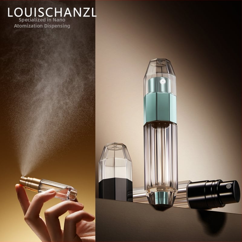 5 ml mini prenosná fľaštička parfumu na doplnenie, s dolným plnením, pumpový sprej