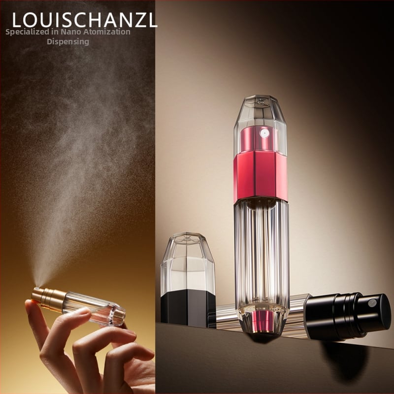 5 ml mini prenosná fľaštička parfumu na doplnenie, s dolným plnením, pumpový sprej