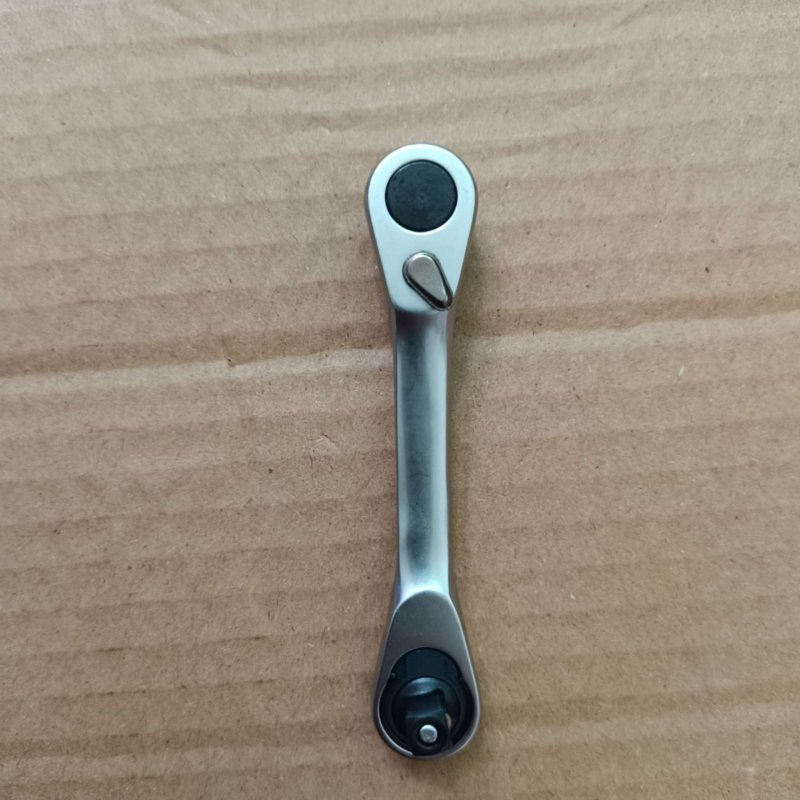 Cheie mini ratchet cu 72 dinți, pentru spații înguste, cu bituri pentru șurubelniță, 1/4 inch drive, înainte și înapoi