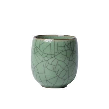 Cană ceramică Gongfu mare, ceașcă unică pentru ceai, cadou de ceai cu glazură Celadon