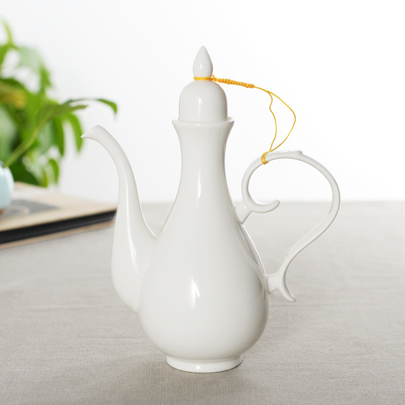 Decantor ceramic pentru vin, stil retro