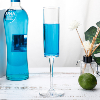 Pahar de șampanie din acril, design creativ, înalt pentru uz casnic, plastic negru transparent, rezistent la căderi, pahar de bar pentru cocktail, cadou