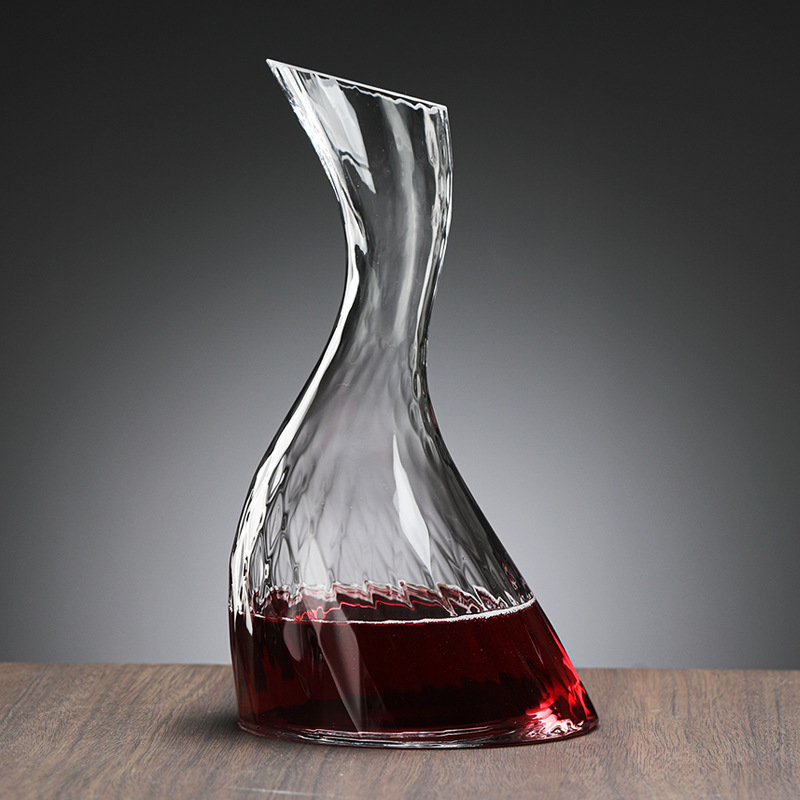 Decantor de vin din cristal, utilizare casnică, capacitate de 1000 ml sau mai mult