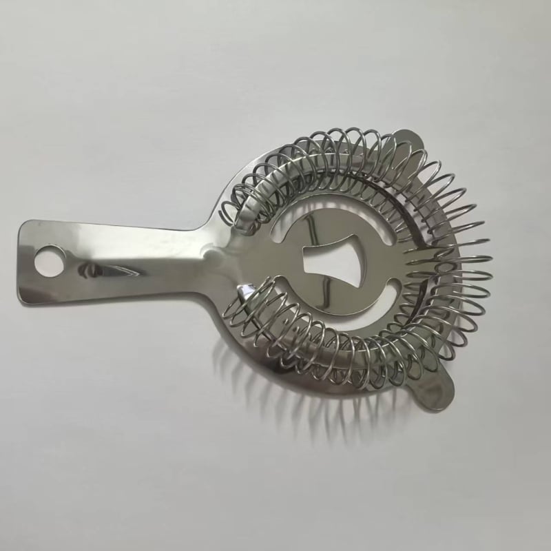 Strainer de cocktail din oțel inoxidabil cu plasă de filtrare pentru gheață, accesorii de bar, filtrare cocktail și whisky