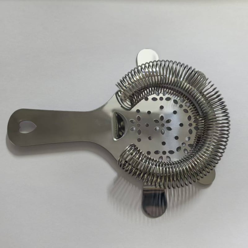 Strainer de cocktail din oțel inoxidabil cu plasă de filtrare pentru gheață, accesorii de bar, filtrare cocktail și whisky