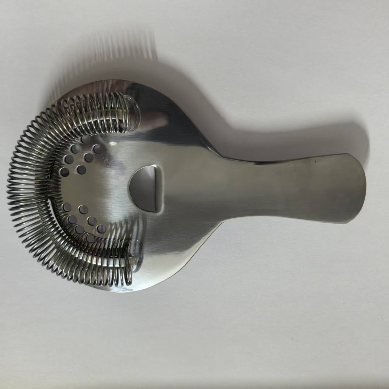 Strainer de cocktail din oțel inoxidabil cu plasă de filtrare pentru gheață, accesorii de bar, filtrare cocktail și whisky