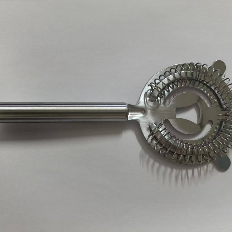 Strainer de cocktail din oțel inoxidabil cu plasă de filtrare pentru gheață, accesorii de bar, filtrare cocktail și whisky