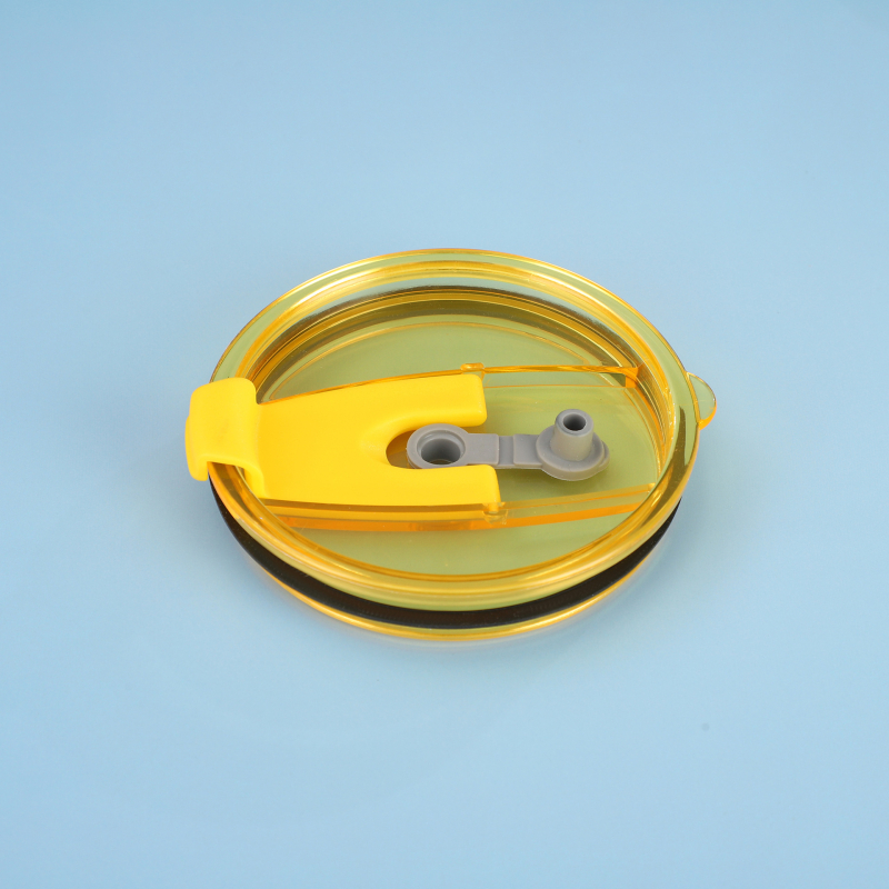 Cap transparent cu pai pentru pahare auto 20oz/30oz — capac termos cu clapetă, capacitate mare
