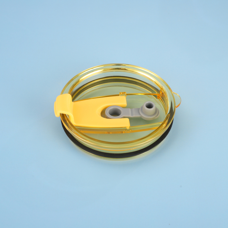 Cap transparent cu pai pentru pahare auto 20oz/30oz — capac termos cu clapetă, capacitate mare