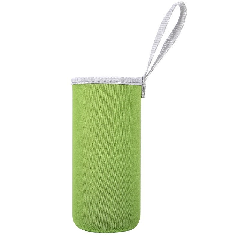 Manșon mini izolat din pânză pentru pahare din sticlă și plastic, cu șnur