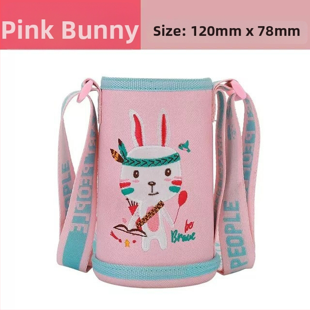 Litmouse Husă termică pentru sticlă de apă pentru copii, cu curea crossbody
