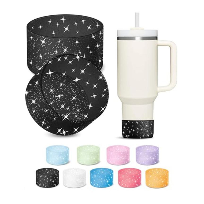 Capac de pahar din silicon pentru Stanley și Owala — lucios, design simplu și modern, protecție a bazei