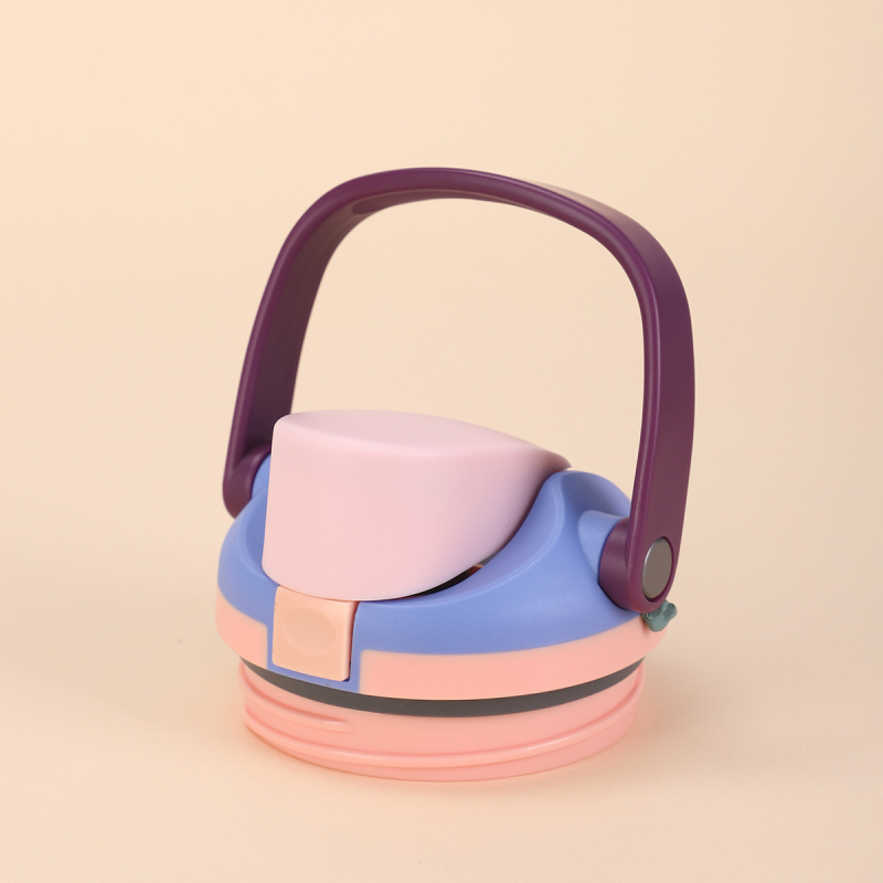 Capac portabil pentru pahar de fructe 30/40oz, design creativ cu două băuturi, capac izolat cu deschidere pop-up
