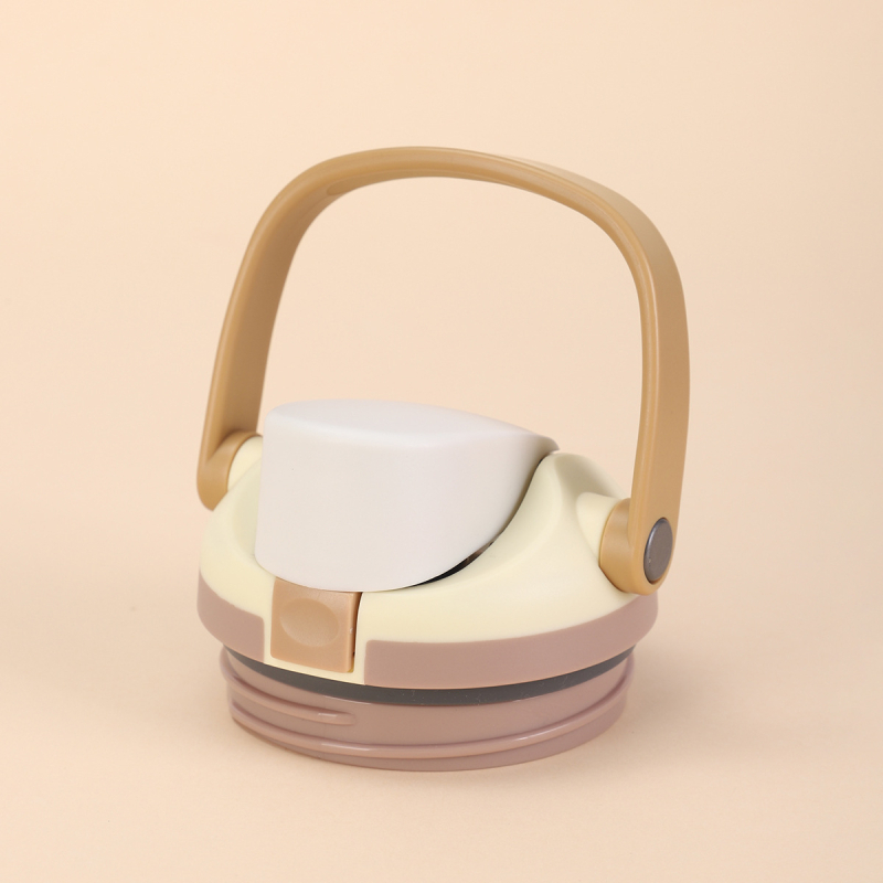 Capac portabil pentru pahar de fructe 30/40oz, design creativ cu două băuturi, capac izolat cu deschidere pop-up